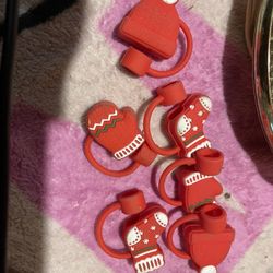 Christmas Straw Toppers 