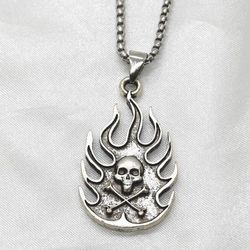 Punk Skull Necklace 