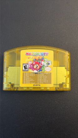 Mario Party 1 2 3 N64 Multi-Game Cartridge (replica)