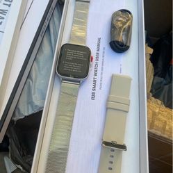 I128 Smart Watch — Metal + Silicone Bands, Only $12!