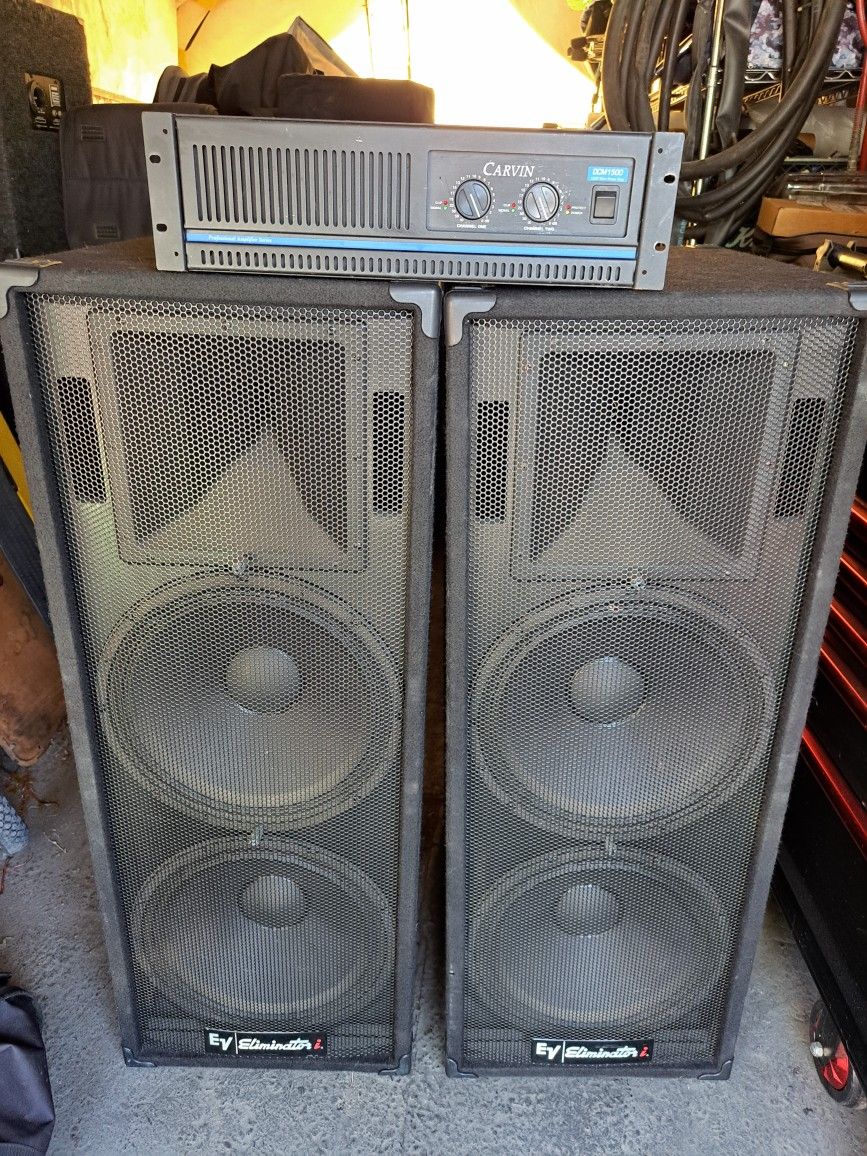 EV ELIMINATOR II PA SPEAKERS