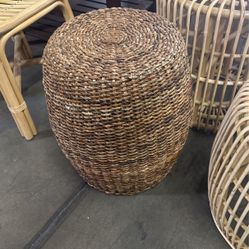 Seagrass Round Stool
