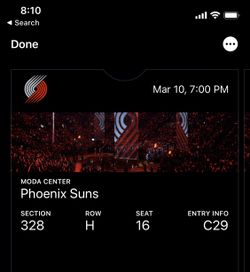 Blazers tickets vs Suns