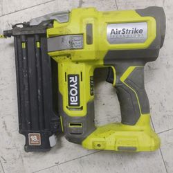 Ryobi ONE+ HP 18V 18-Gauge Brushless Cordless AirStrike Brad Nailer (Tool Only)