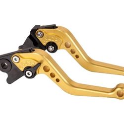 Short Brake Clutch Levers Compatible with GROM MSX125 2014-2019, CBR250R 2011-2013, CBR300R/CB300F/FA 2014-2019, CB400F/CB400R 2013-2015, CBR500R/CB50