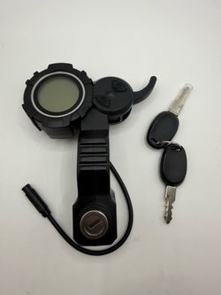 ONVO OV-012 Electric Scooter LCD Display Thumb Throttle Ignition Switch w/ 2 Keys