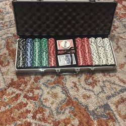 full poker set box