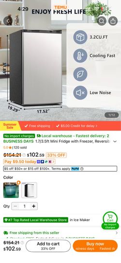 Mini fridge