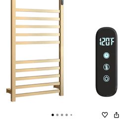14 bar luxury towel warmer (gold)