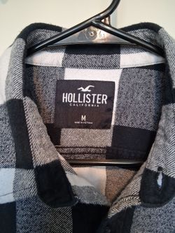Hollister Flannel Plaid Shirt Size Medium
