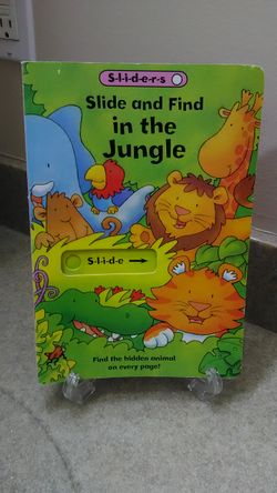 Slide and Find In The Jungle -Find The Hidden Animal On Every Page