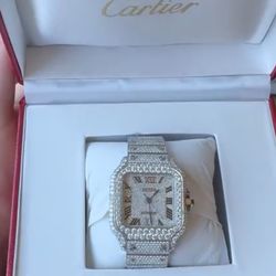 Luxury Iced-out Buss-down Watch With Papers And Box