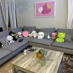 SECTIONAL! IKEA Soderhamn - grey 3 pieces