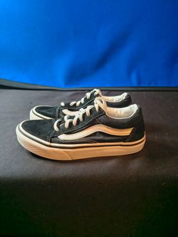 Kids Original Classic Black Vans (Size 1)