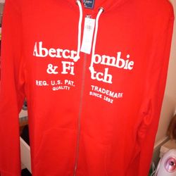 Abercrombie And Fitch Men's Hoodie Sweatshirt Size: Medium 