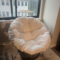 Papasan Chair With 360 Swivil
