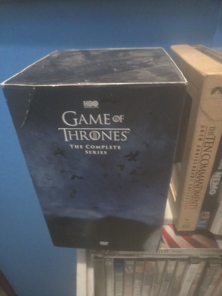 The Game of Thrones complete series Dvds