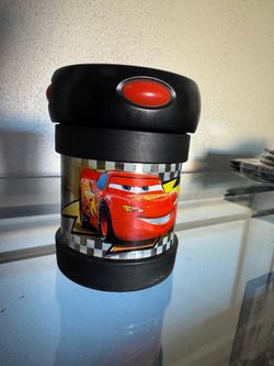 Disney Pixar Cars Lightning McQueen Insulated Travel Mug Thermos Cup