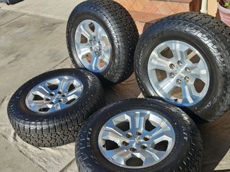 18" Chevy wheels NEW TIRES FALKEN WILDPEAK AT3