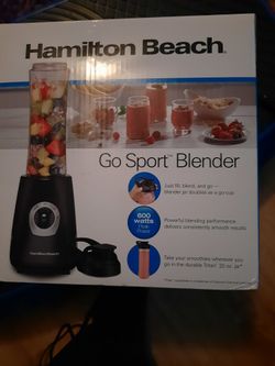 hamilton beach go sport blender brand new in box