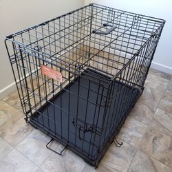 MidWest iCrate Dog Crate - 24" Folding Metal Pet Kennel with Divider Panel