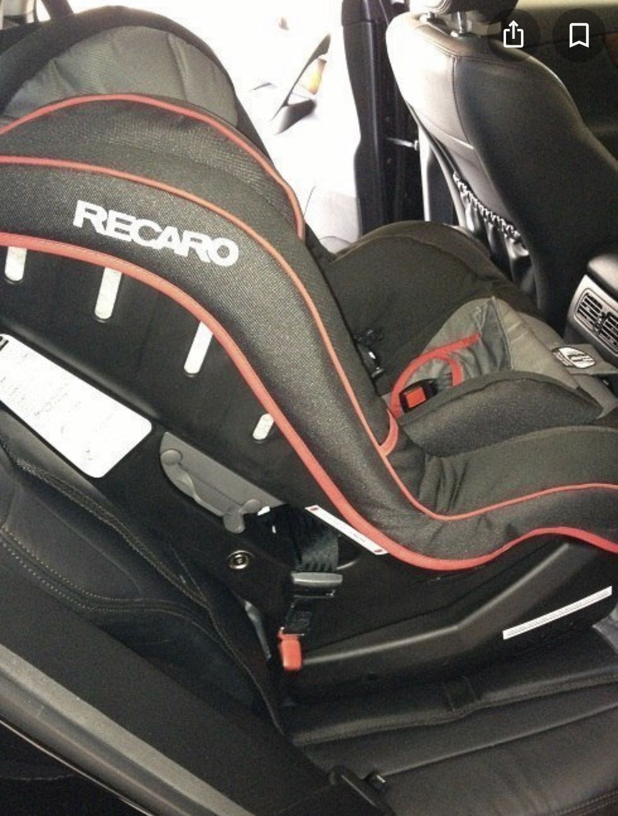 RECARO Car Seat and Base $25