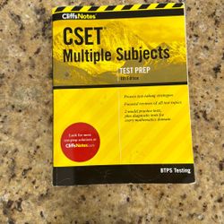CSET Multiple Subjects 