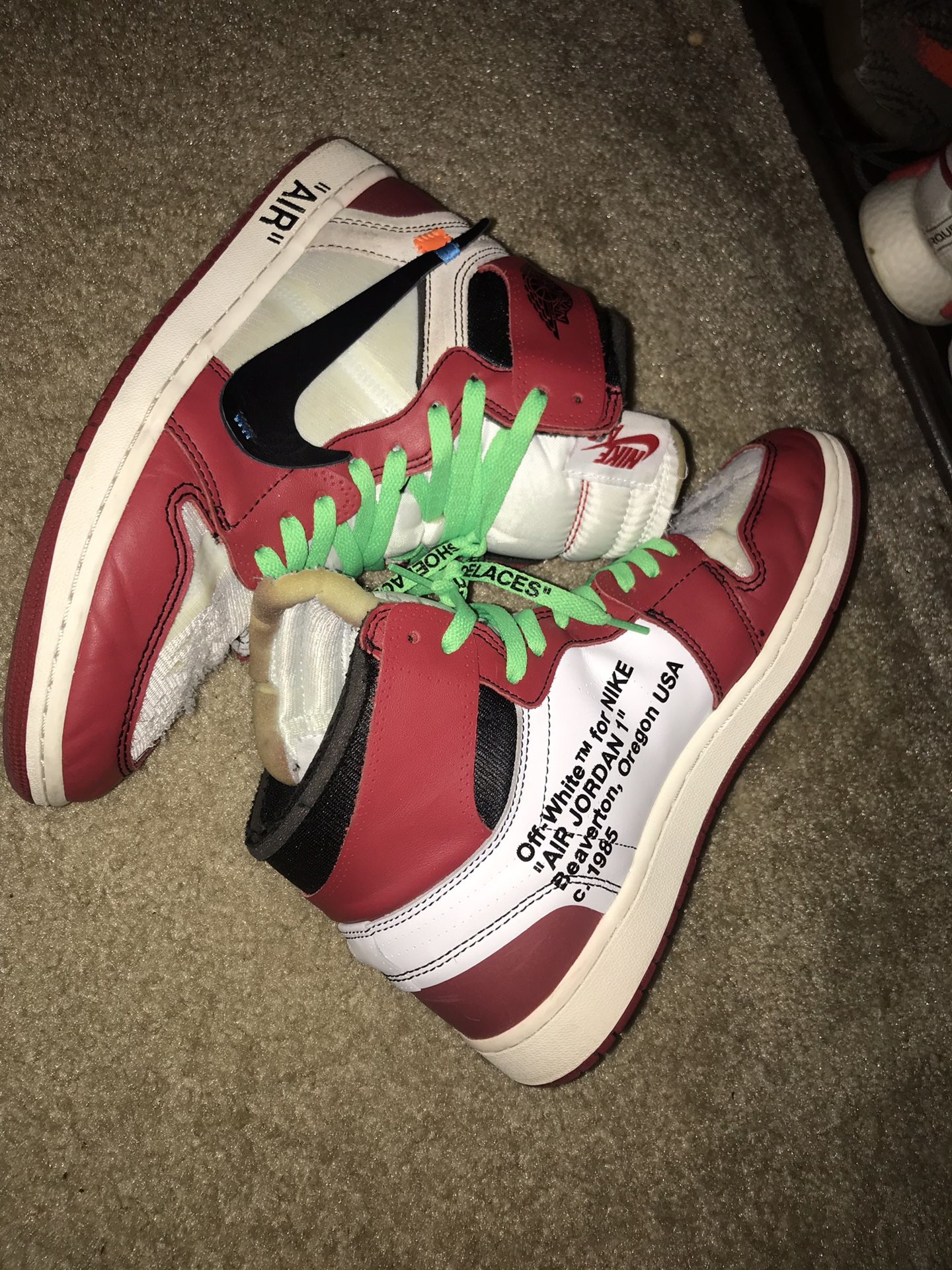 Offwhite Jordan 1 size 10