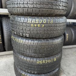 18” Tires Semi New Michelin 265/70/18 With Free Installation $350