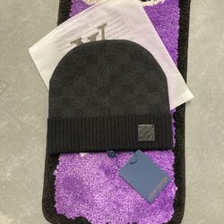 Black Designer Beanie