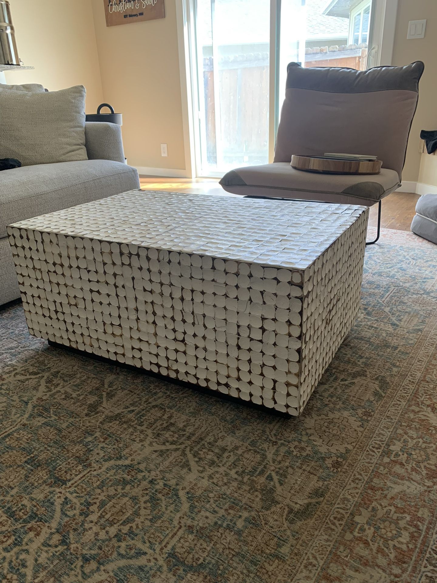 Coconut Shell Coffee Table