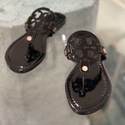 Tory Burch Black Shiny Leather ( Different Sizes)