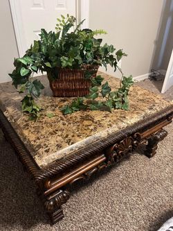 Mesa Ashley Con Mármol En Buen Estado $340 Dlls