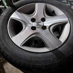 4 Rims With Tires For Honda Civic