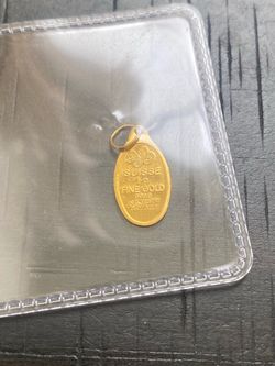 PAMP Suisse 1g Fine Gold 999.9 Pendant