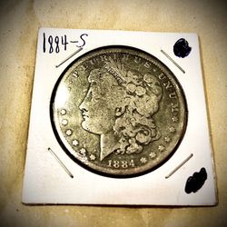 1884-S Morgan Silver Dollar