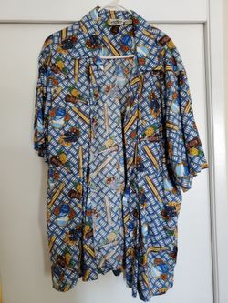 Ron Jon Hawaiian Shirt Cotton/Rayon XXL