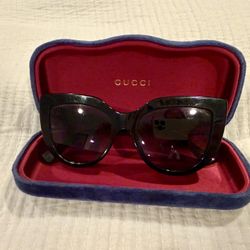 Gucci Cat Eye Black Sunglasses 