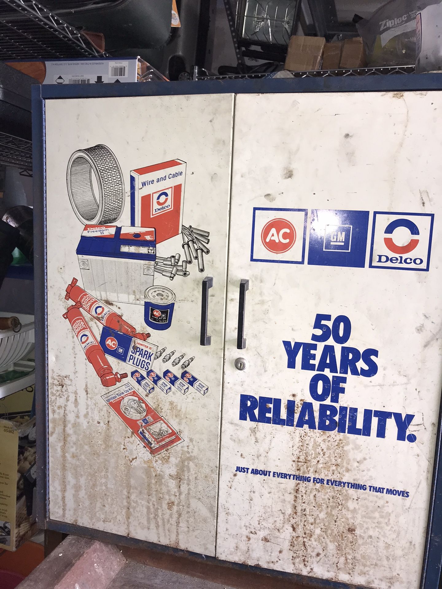 Vintage Ac Delco Cabinets
