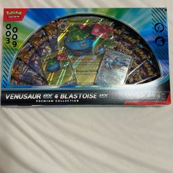 Pokemon Venusaur Ex & Blastoise Ex Premium Collection Box