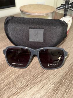 Spyder Men's Sunglasses Graphite Acetate Square Shape Full Rim Frame SP6032 036