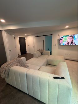Modern sectional.