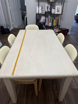 Dining room table and chairs