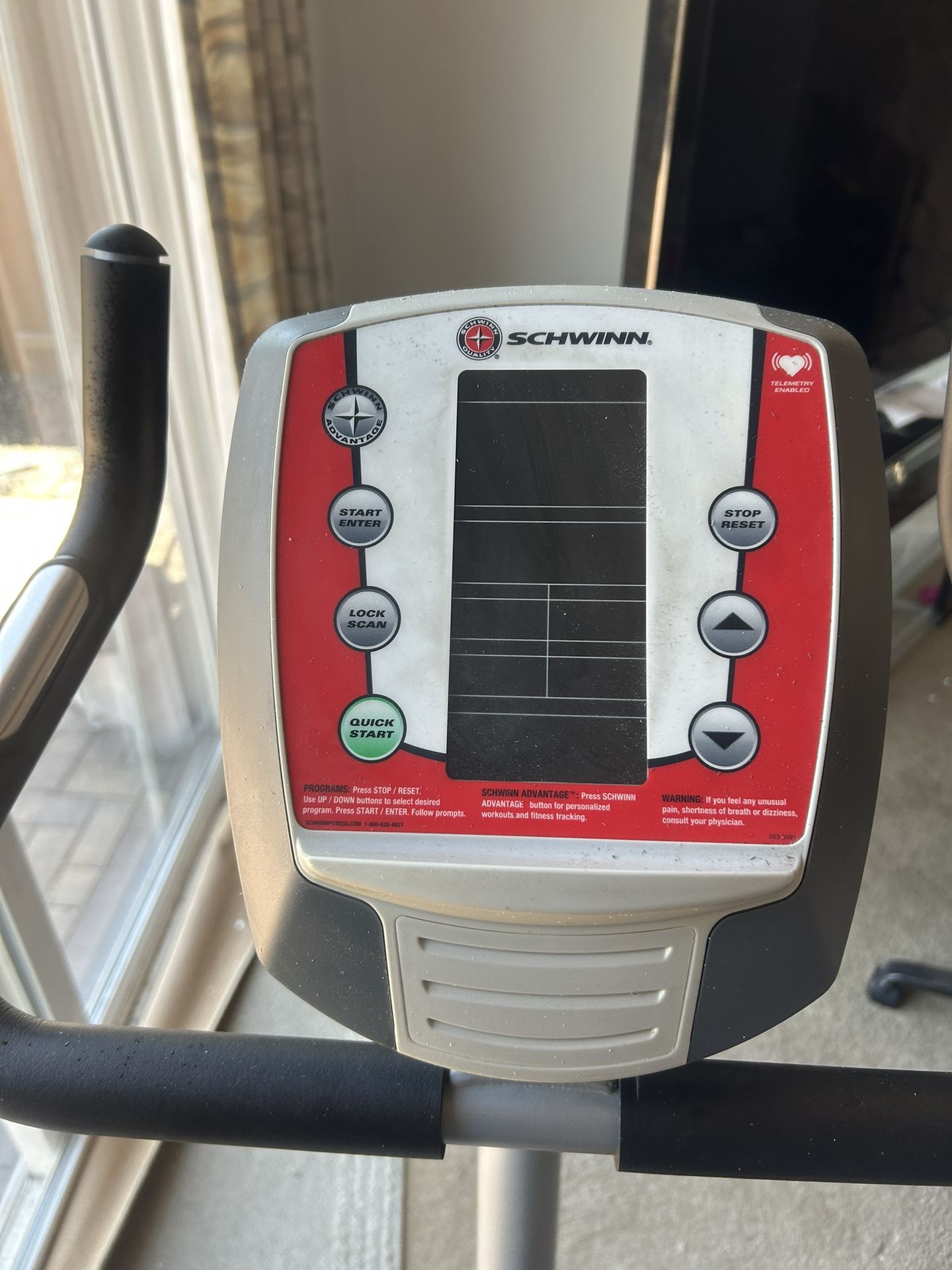 Schwinn Exercise Bike Console