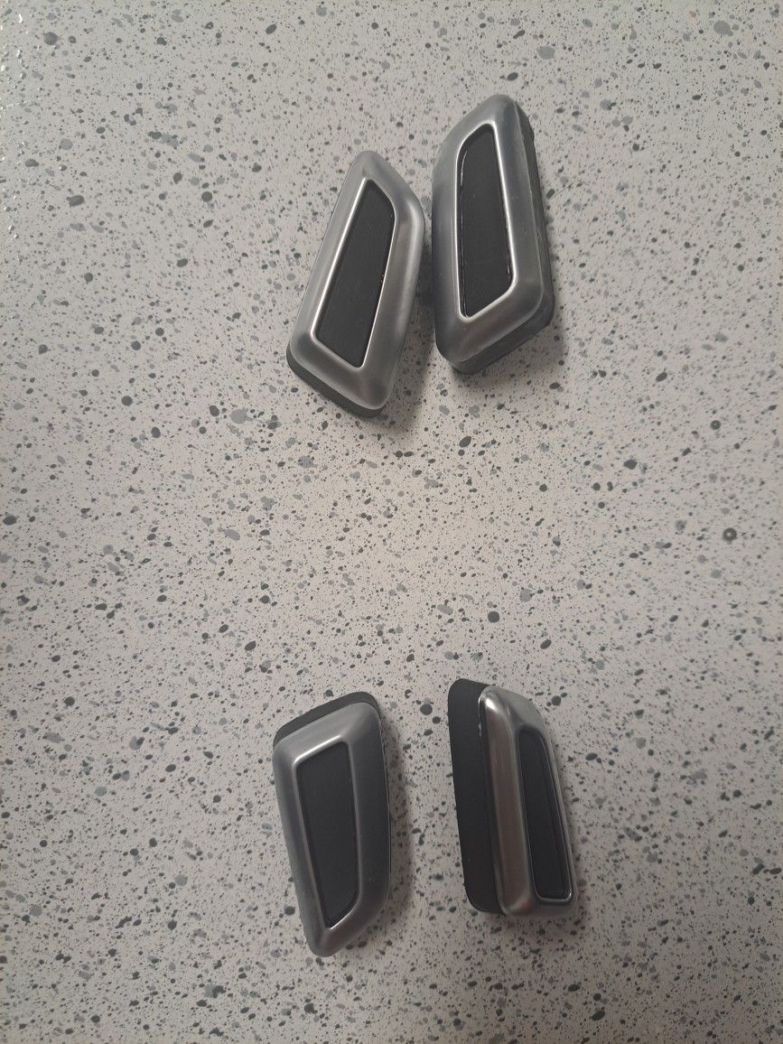Audi 6pcs Chrome ABS Seat Adjuster Button Switches