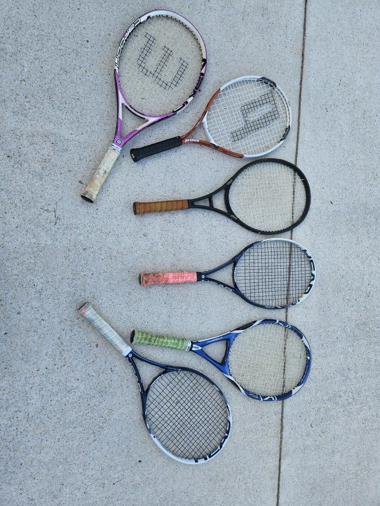 Tennis rackets (6)