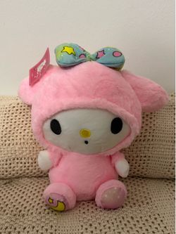New 8" Hello Kitty Pink Plush with Tag