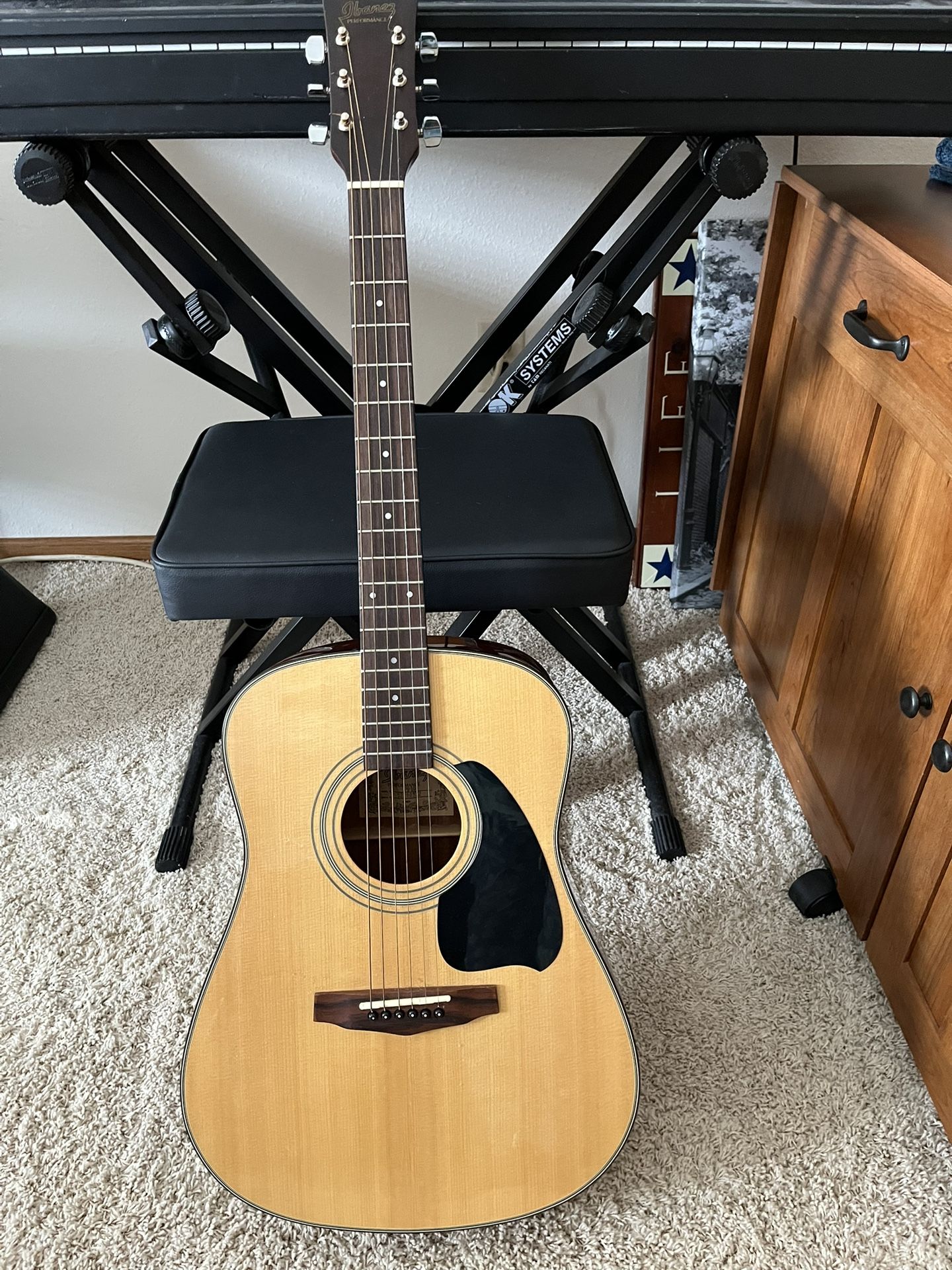 Ibanez 6 String Acoustic Guitar