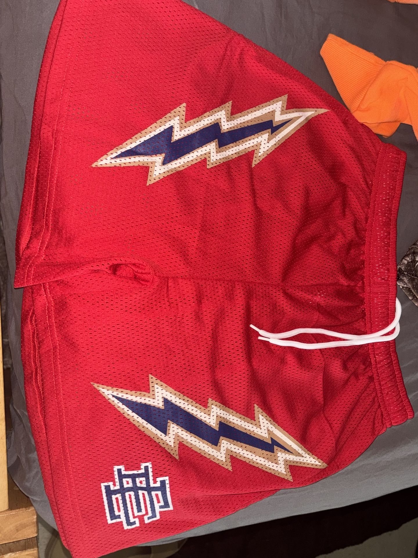 Eric Emmanuel Red Lightning Shorts