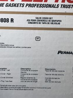 valve cover set for buick enclave